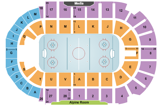 TD Station Hockey Seating Chart