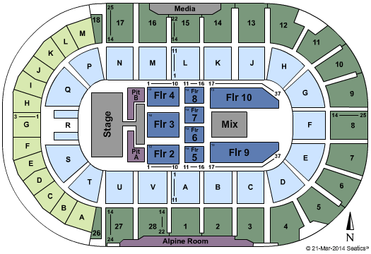 TD Station Toby Keith Seating Chart