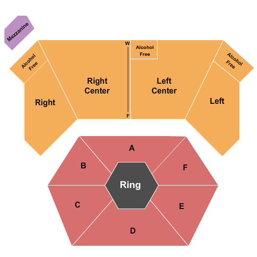 Great Canadian Casino Vancouver WWE Seating Chart