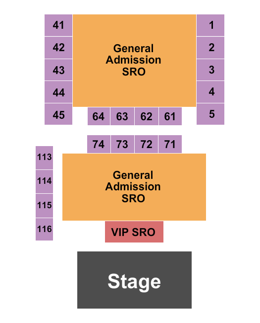 Seminole Hard Rock Tampa Event Center seating chart
