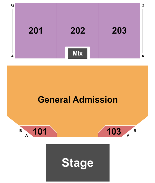 Hard Rock Hotel & Casino Bristol Endstage - GA Floor Seating Chart