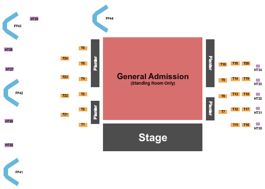 Hard Rock Hotel Daytona Beach Seating Chart