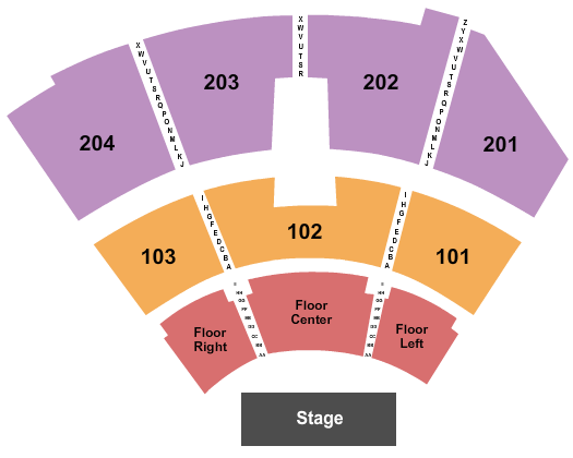 Hard Rock Live - Hard Rock Hotel & Casino Tulsa Theatre 2 Seating Chart