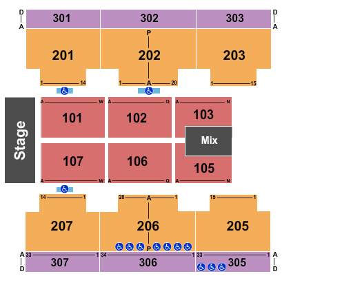 Hard Rock Live At The Seminole Hard Rock Hotel & Casino - Hollywood End Stage 3 Seating Chart