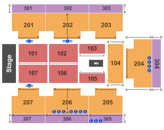 Hard Rock Live At The Seminole Hard Rock Hotel & Casino - Hollywood Endstage 3 Seating Chart
