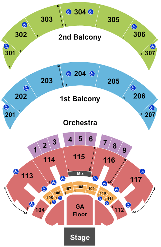 New Hard Rock Live Seating Chart
