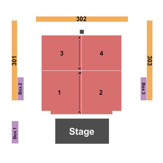 Hard Rock Live - Sacramento Bingo Seating Chart