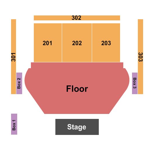 Hard Rock Live - Sacramento Endstage GA Floor Seating Chart