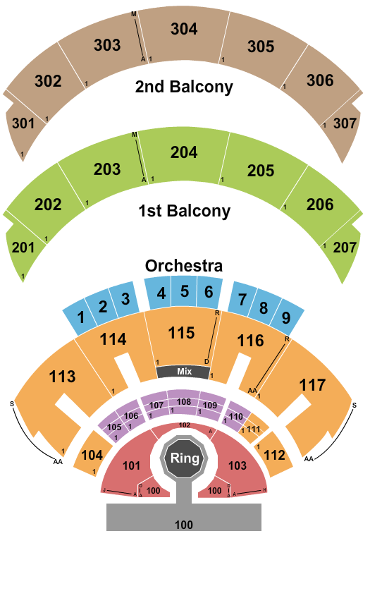 Hard Rock Live At The Seminole Hard Rock Hotel & Casino - Hollywood MMA 4 Seating Chart
