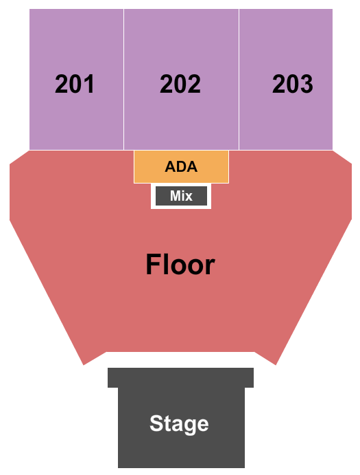 Hard Rock Live Northern Indiana Endstage GA Floor-2 Seating Chart