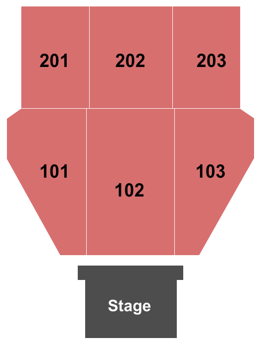 seating chart for Hard Rock Live Northern Indiana - Endstage - eventticketscenter.com
