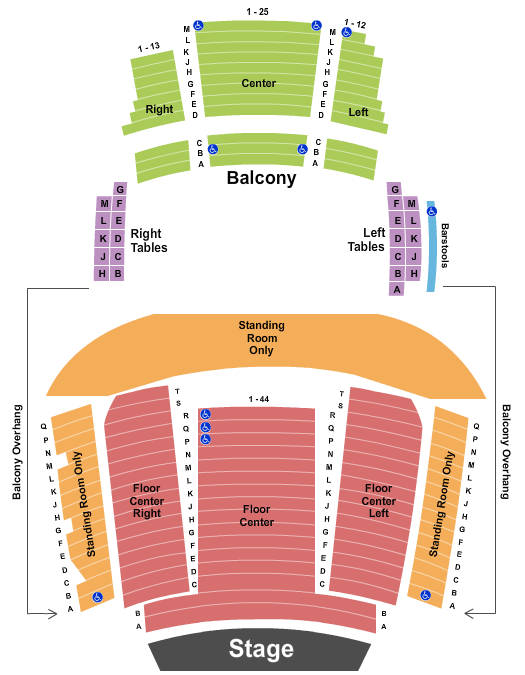 seating chart for Hard Rock Live - Orlando - Pink Floyd - eventticketscenter.com