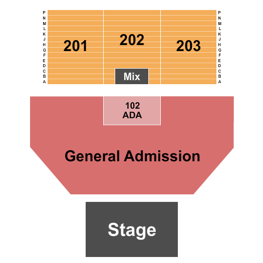 Hard Rock Live - Rockford Endstage GA Floor Seating Chart