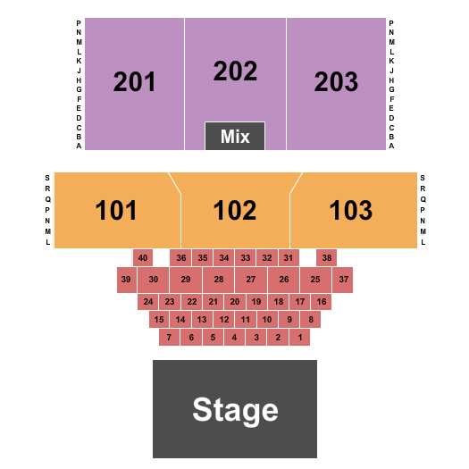 Hard Rock Live - Rockford Endstage Tables Seating Chart