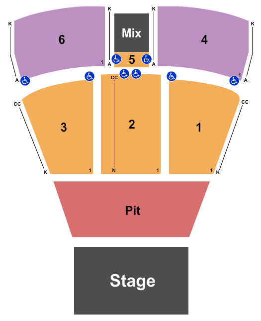 MGM Northfield Park Center Stage Seating Chart Northfield