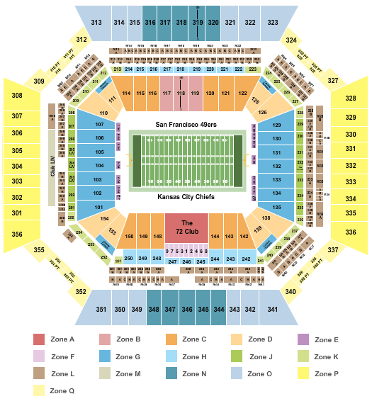 Hard Rock Stadium Football IntZone 2 Seating Chart