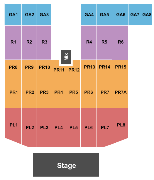 Hard Rock Stadium Jazz In The Gardens Seating Chart