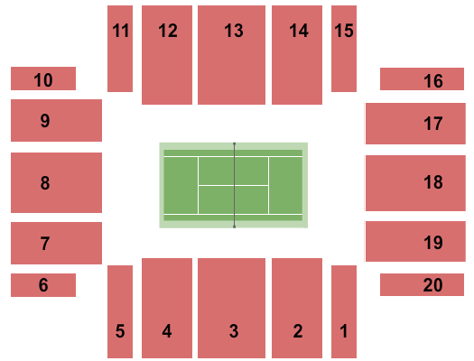 Hard Rock Stadium Tennis 2 Seating Chart