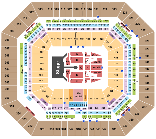 Hard Rock Stadium Miami Gardens Seating Chart