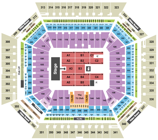 Hard Rock Stadium Stadium Tour Seating Chart