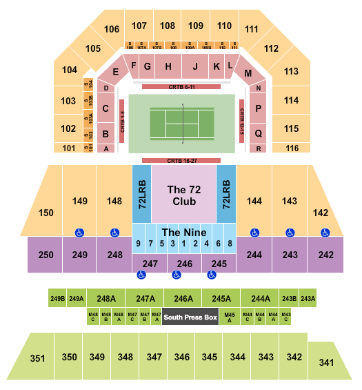 hard rock stadium seating chart & maps - miami beach
