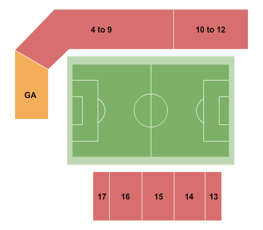 Harder Stadium Soccer Seating Chart