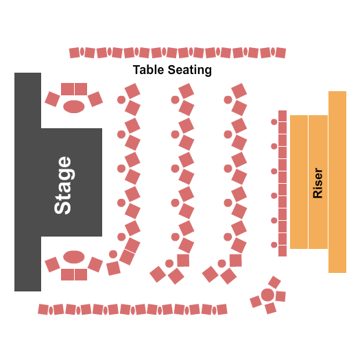 Hardes Theatre at Phoenix Theatre End Stage Seating Chart