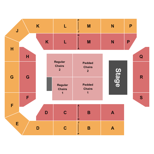 Harford Community College - APGFCU Arena Endstage Seating Chart