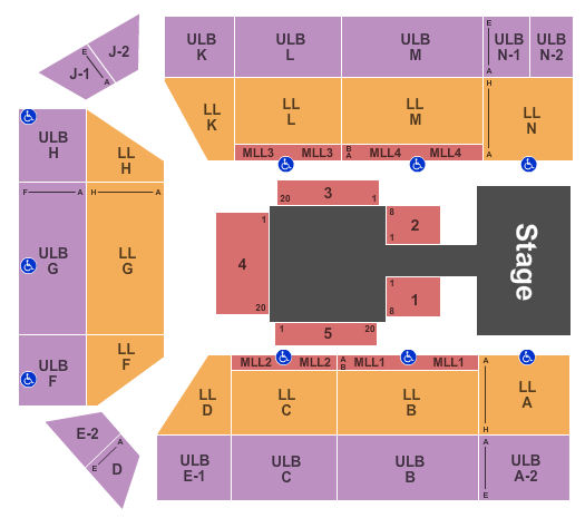 Harford Community College - APGFCU Arena WWE Seating Chart