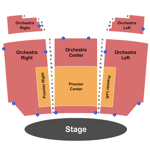 Harford Community College - Amoss Center Endstage Seating Chart