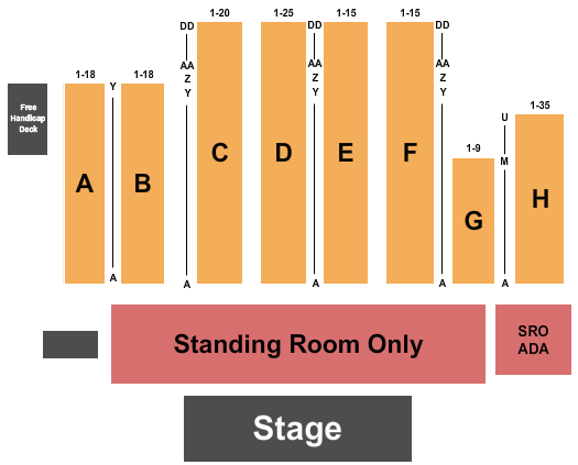 Harford Fair Reserved SRO Seating Chart