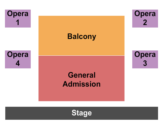 Hargray Capitol Theatre GA/Balcony/Opera Seating Chart