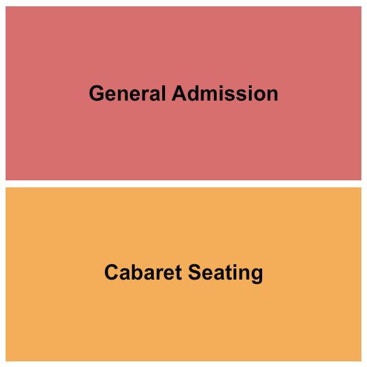 Harlow's Night Club GA/Cabaret Seating Chart