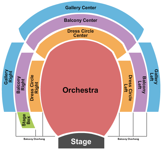 Cal Poly Performing Arts Center Seating Chart
