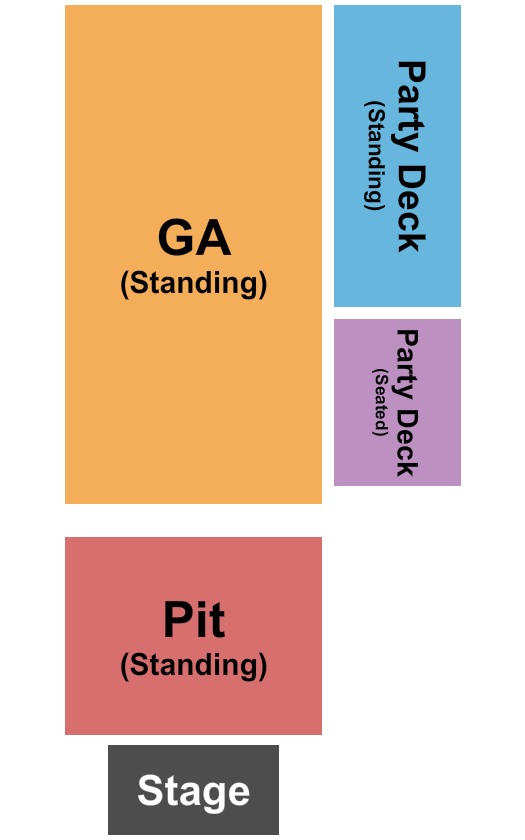 Harold's Corral Seating Chart