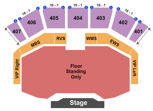 Cherokee Concert Seating Chart