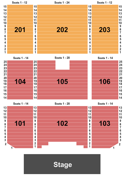 Harrah's Phoenix Ak-Chin Seating Chart