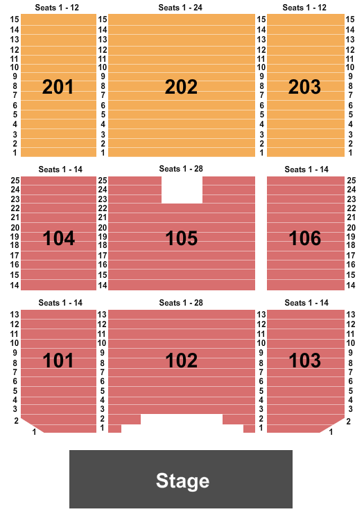 Cactus Bowl Seating Chart