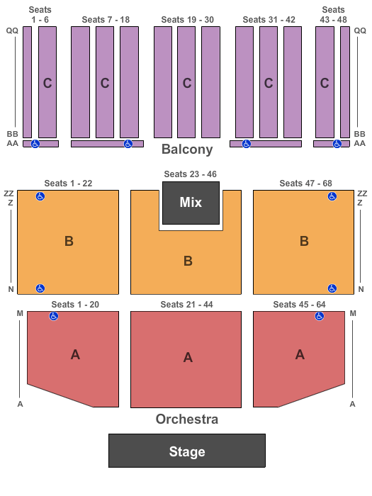 Harrah's Southern California Casino & Resort - Open Sky Theater Endstage 2 Seating Chart