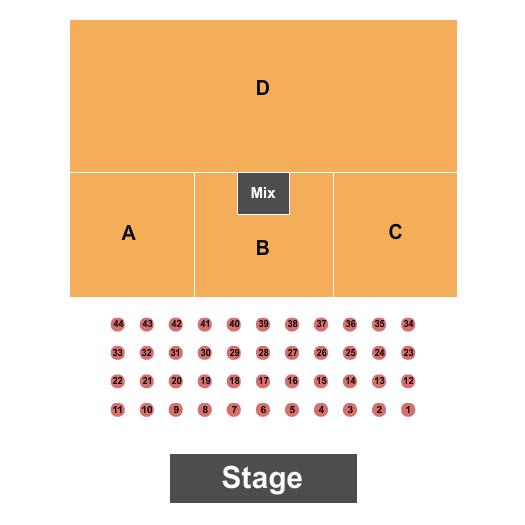 Harrah's Southern California Casino & Resort Endstage Tables Seating Chart