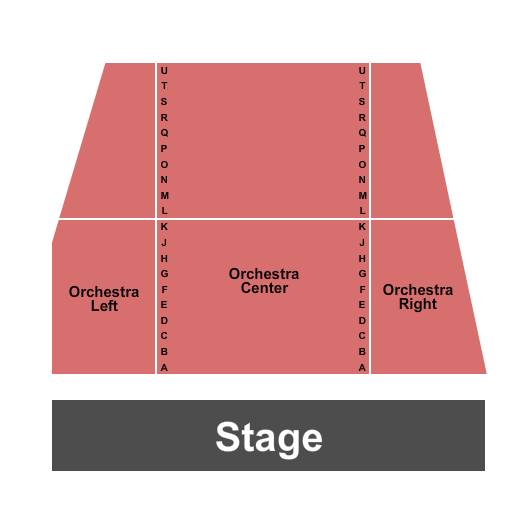 Harris Concert Hall Endstage Seating Chart