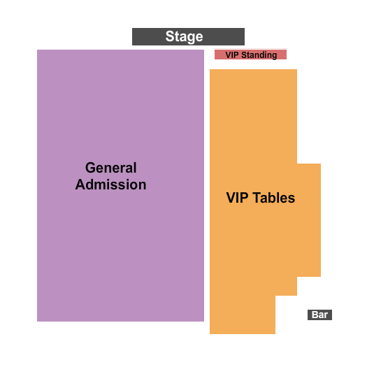 Harris Park - Ontario GA/VIP/Tables Seating Chart
