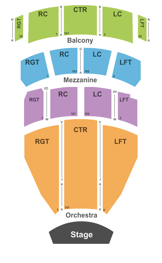 Harry and Jeanette Weinberg Theatre At The Scranton Cultural Center - Masonic Temple Seating Chart