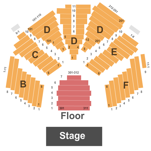 Hartford Stage End Stage Seating Chart