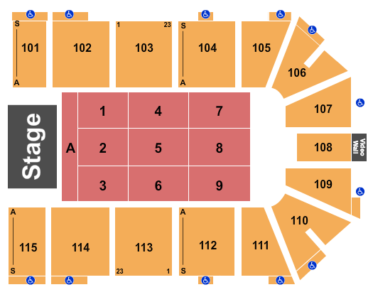 Park City Arena Blink 182 Seating Chart