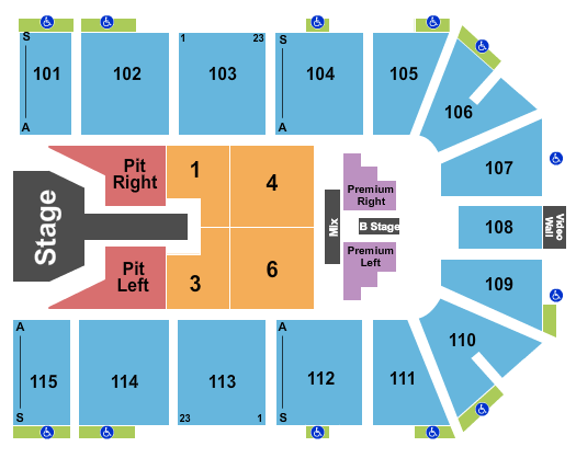 Park City Arena Brandon Lake Seating Chart