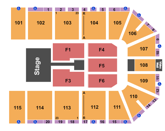 Park City Arena Casting Crowns Seating Chart