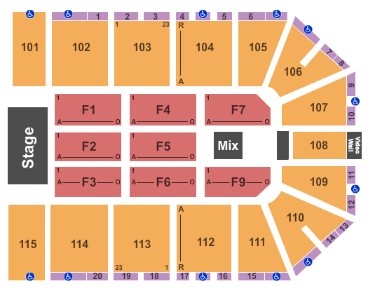 Park City Arena Chris Young Seating Chart