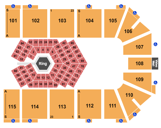 Hartman Arena MMA 2 Seating Chart