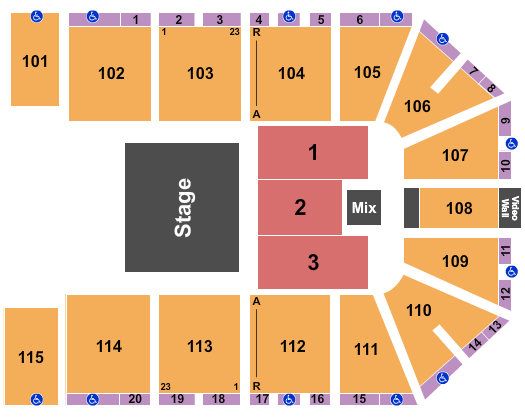 Park City Arena Peppa Pig Seating Chart